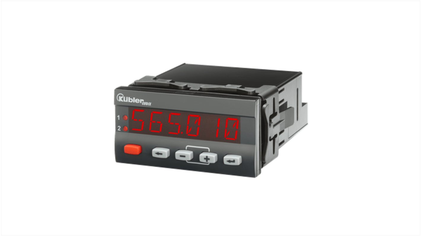 Kübler CODIX 565 LED Digital Panel Multi-Function Meter for Current, Voltage, 45mm x 92mm