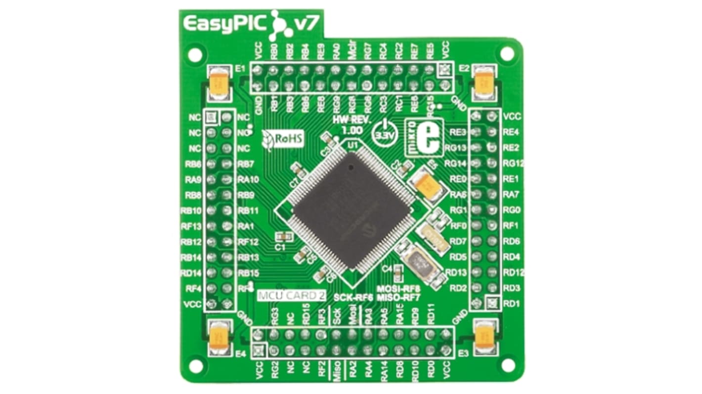 MikroElektronika EasyPIC FUSION MCU Evaluierungsplatine PIC33