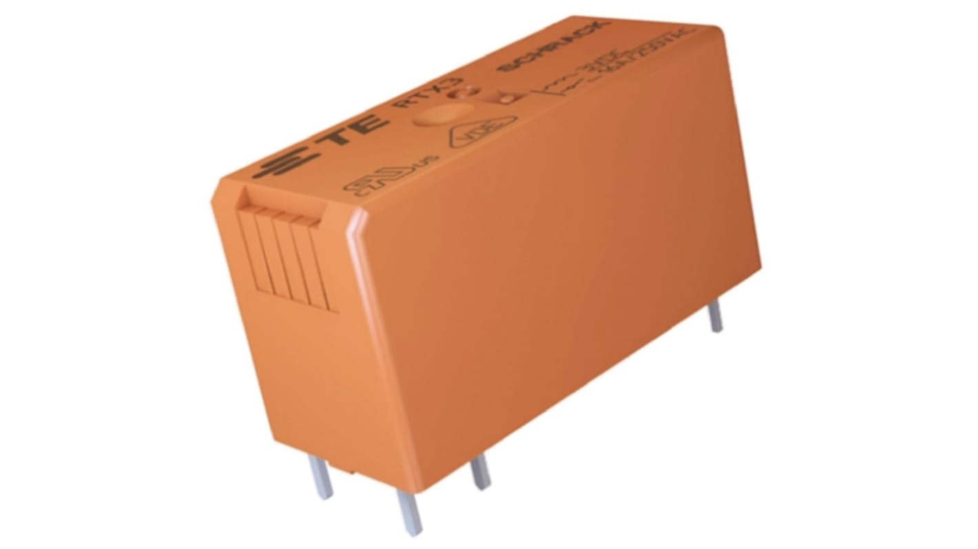 19376506 TE Connectivity PCB Mount Latching Power Relay, 24V dc Coil