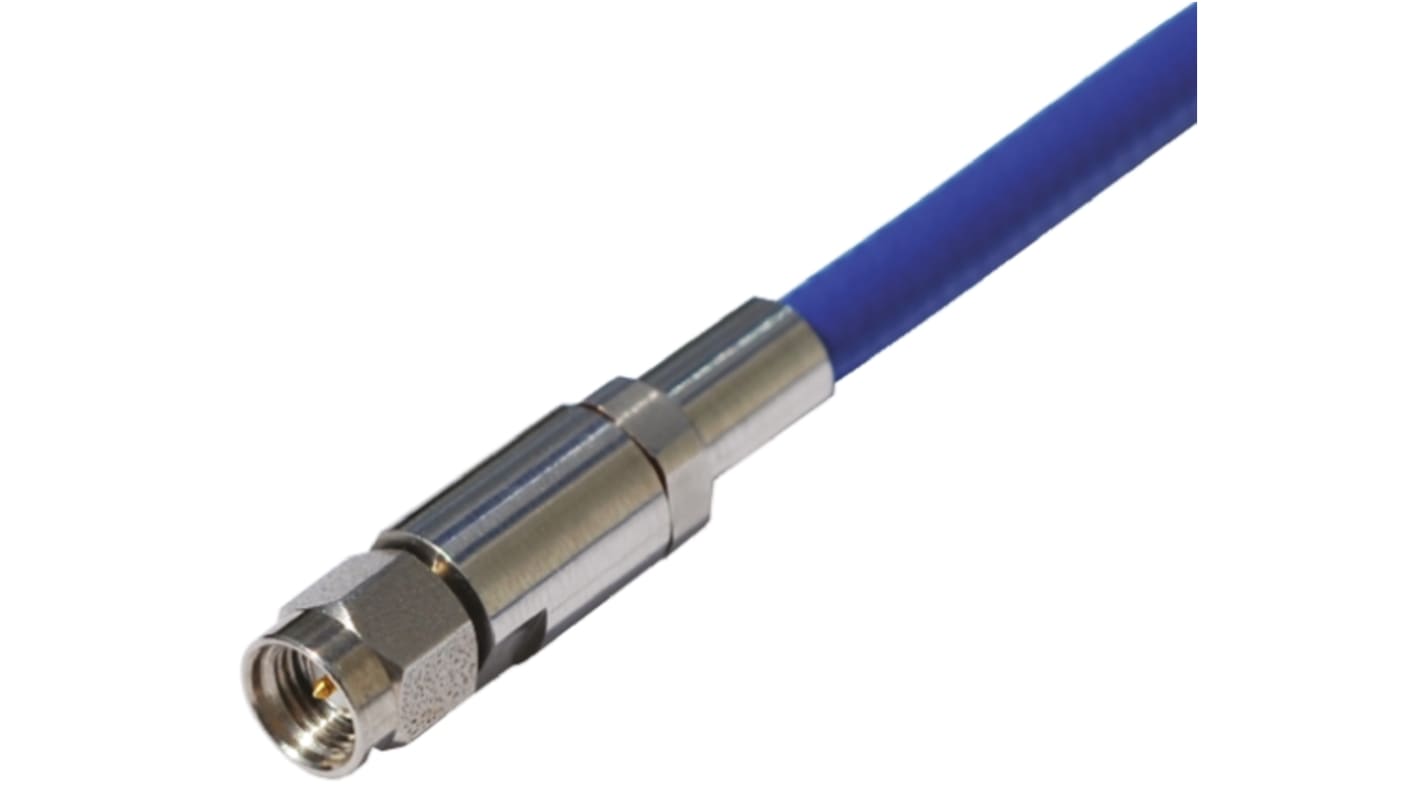 Crystek RG 174 Series Male SMA to Male SMA Coaxial Cable, 1.219m, RG174 Coaxial, Terminated