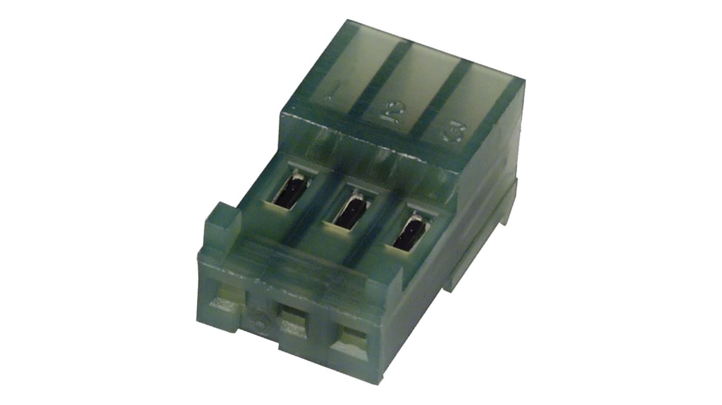 TE Connectivity 3-Way IDC Connector Socket for Cable Mount, 1-Row