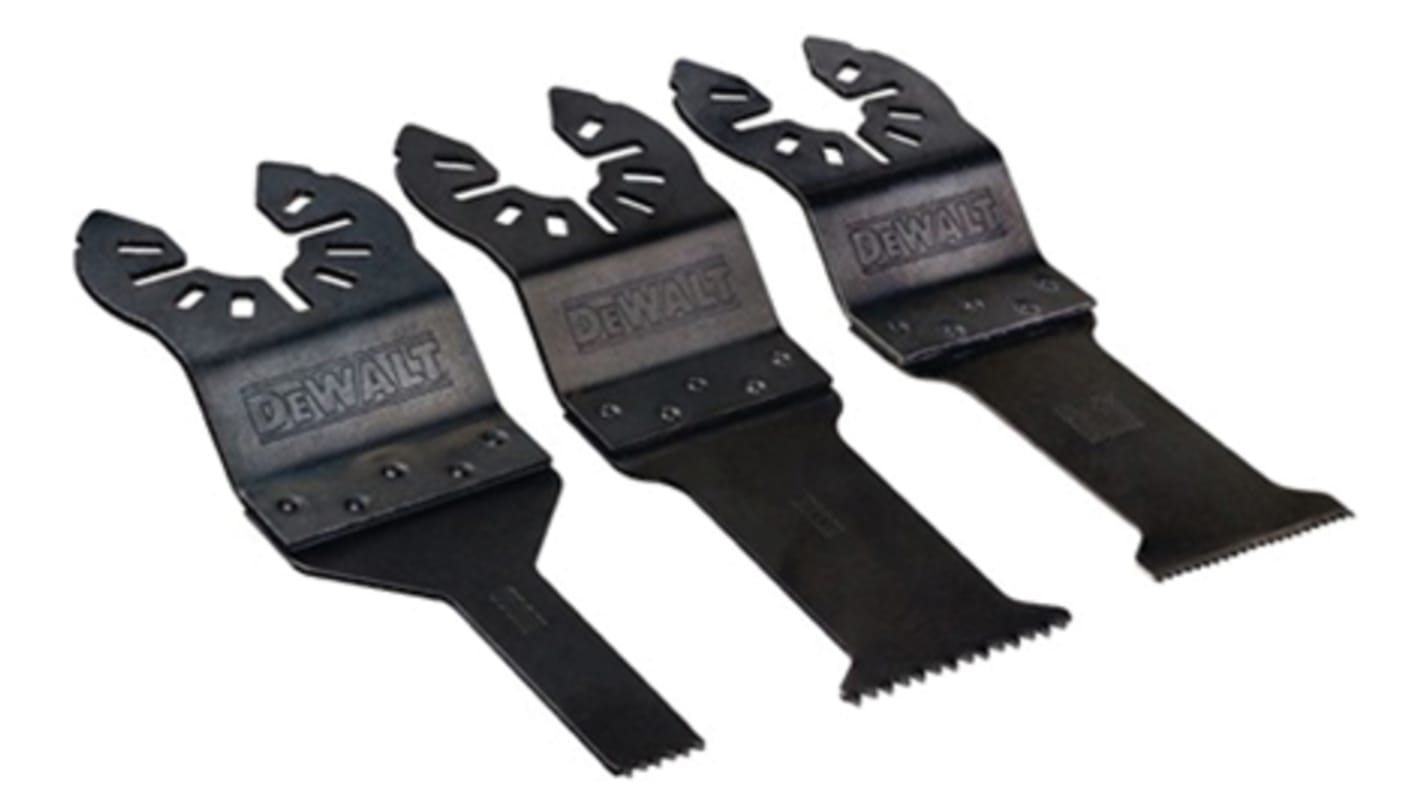 DeWALT 3-Piece Oscillating Blade Set, for use with Multi-Cutter