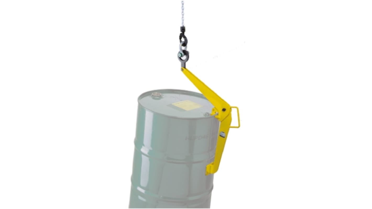 Abrazadera de elevación para bidones CAMLOK Camlok DCV vertical drum clamp, abertura máx 760mm, profundidad 410mm