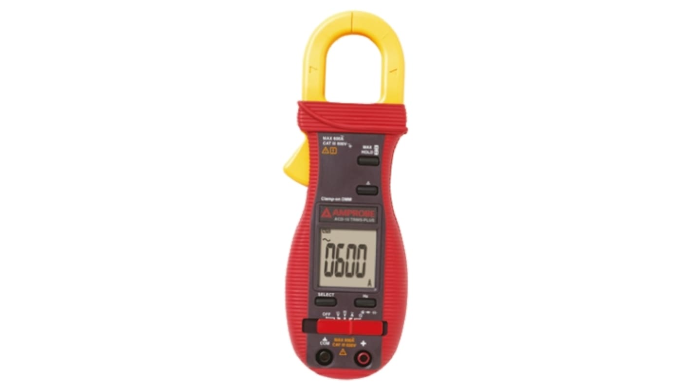 Amprobe ACD10 PLUS Clamp Meter, Max Current 600A ac CAT III 600V With