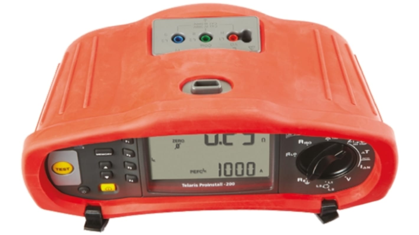 Beha-Amprobe PROINSTALL-200-D Multifunction Tester, 100 V, 1000 V, 250 V, 500 V  , Earth Resistance Measurement With