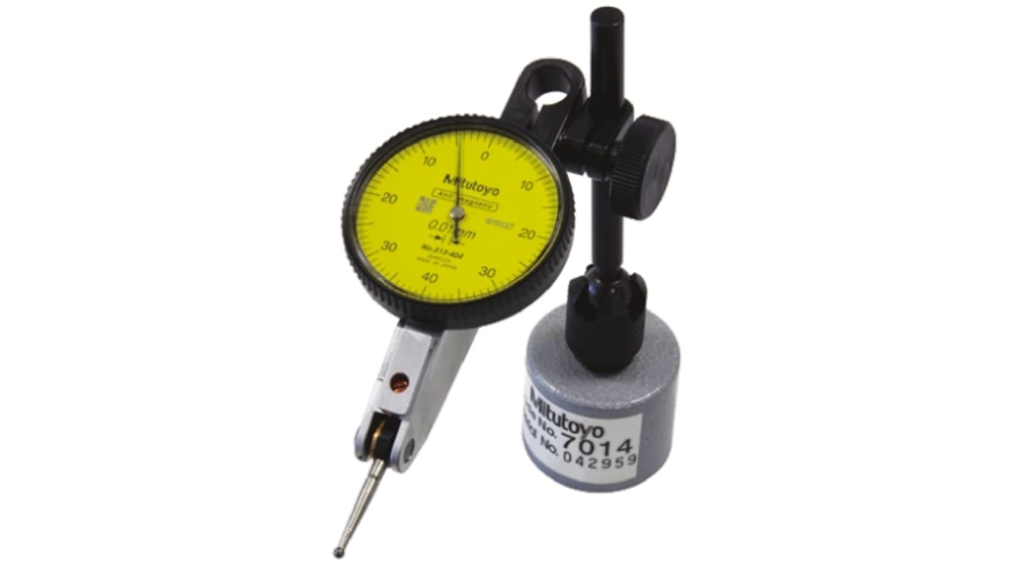 Mitutoyo 513908 Metric DTI Gauge, +0.8mm Max. Measurement, 0.01 mm