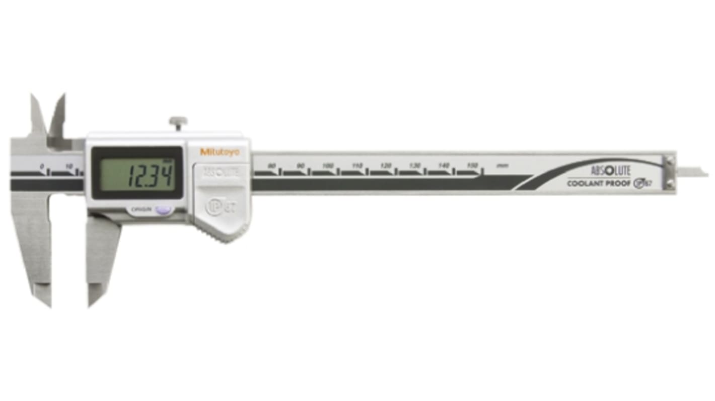 Mitutoyo 150mm Digital Caliper Caliper 0.01 mm Resolution, Metric