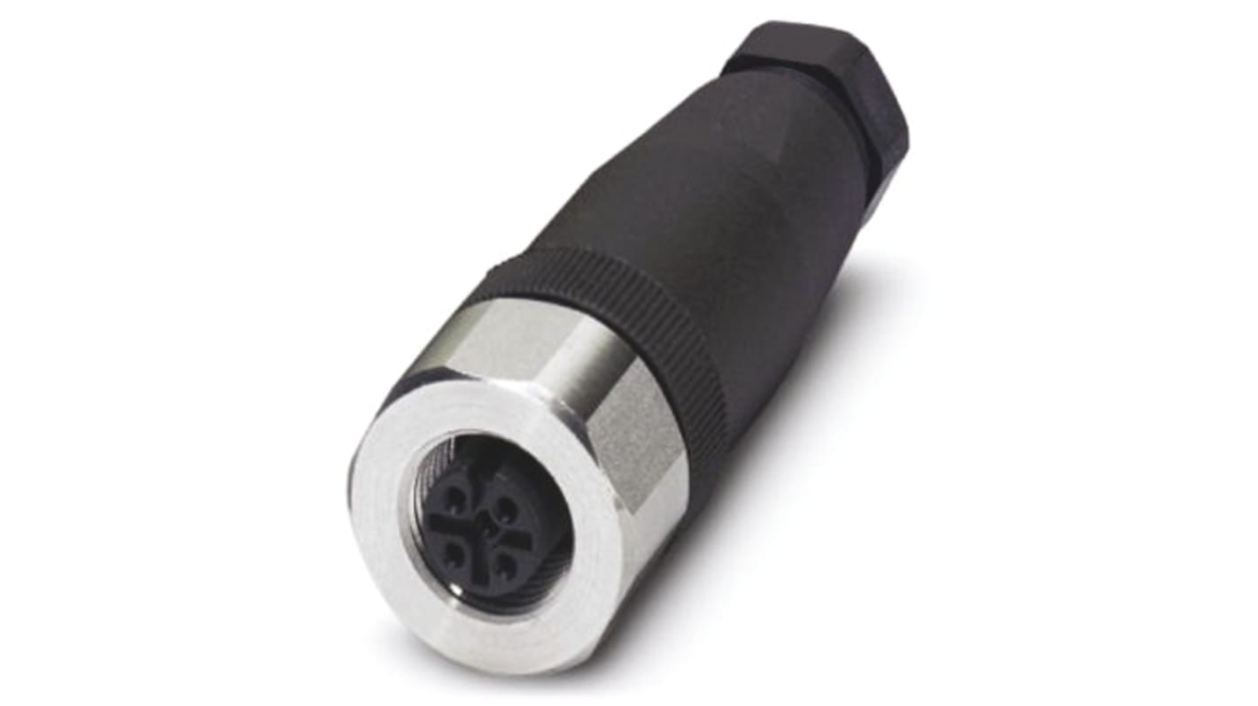 Phoenix Contact Circular Connector, 5 Contacts, Cable Mount, M12 Connector, Socket, Female, IP65, IP67, IP69K, SACC