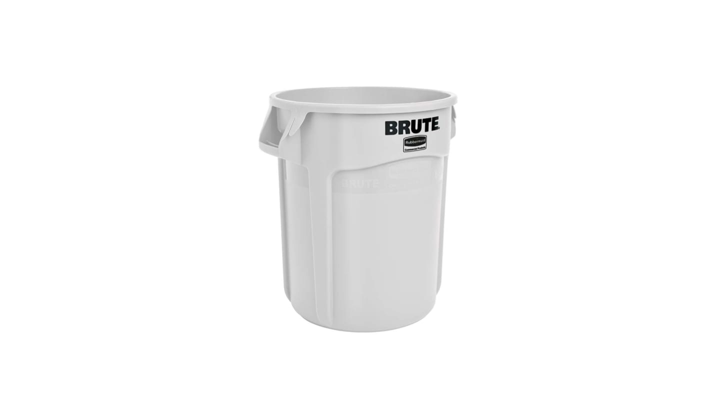 Contenedor Rubbermaid Commercial Products Blanco de 75L de Polietileno