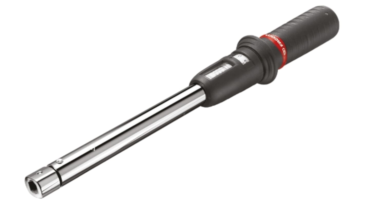 Facom Click Torque Wrench, 10 → 50Nm, Open End Drive, 9 x 12mm Insert - RS Calibrated