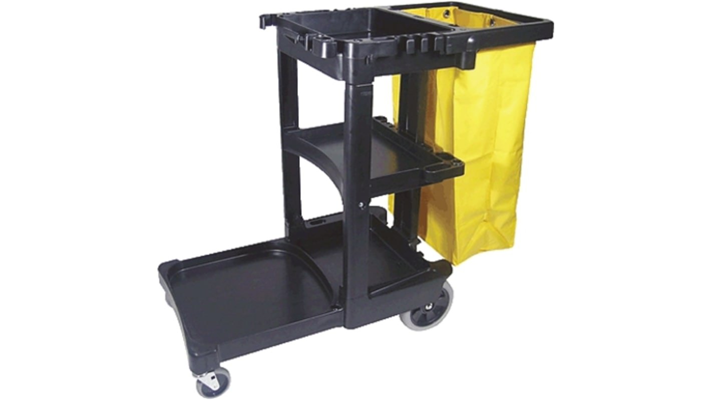 Rubbermaid Commercial Products 3 Shelf PP Trolley Cart