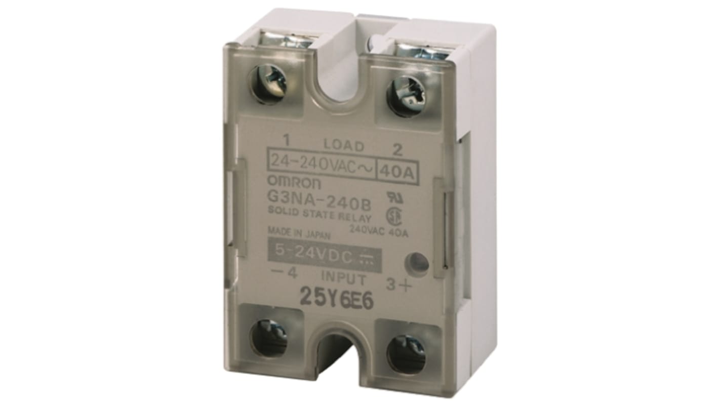 Omron G3NA Series Solid State Relay, DIN Rail Mount