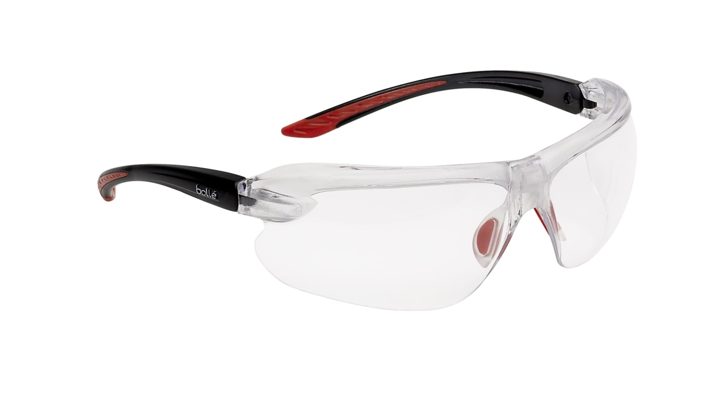 Bolle IRI-s Anti-Mist UV Safety Glasses, Clear Polycarbonate Lens, Vented