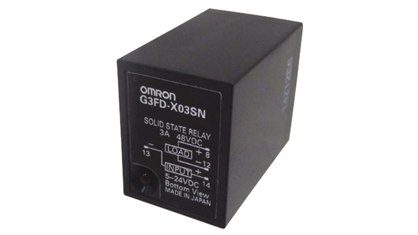 G3FDX03SNVD DC524 Omron G3FD Series Solid State Relay, 3 A Load