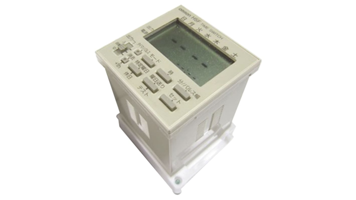 Omron Socket Timer Relay, 100 → 240V ac, 4-Contact, 24 h x 7days, SPST