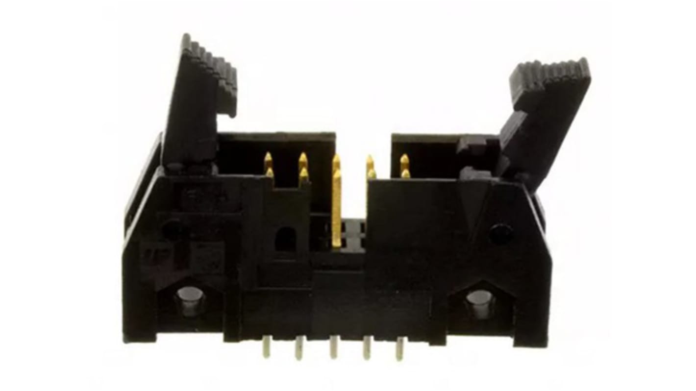 TE Connectivity 基板接続用ピンヘッダ 10極 2.54mm 2列 5499160-1