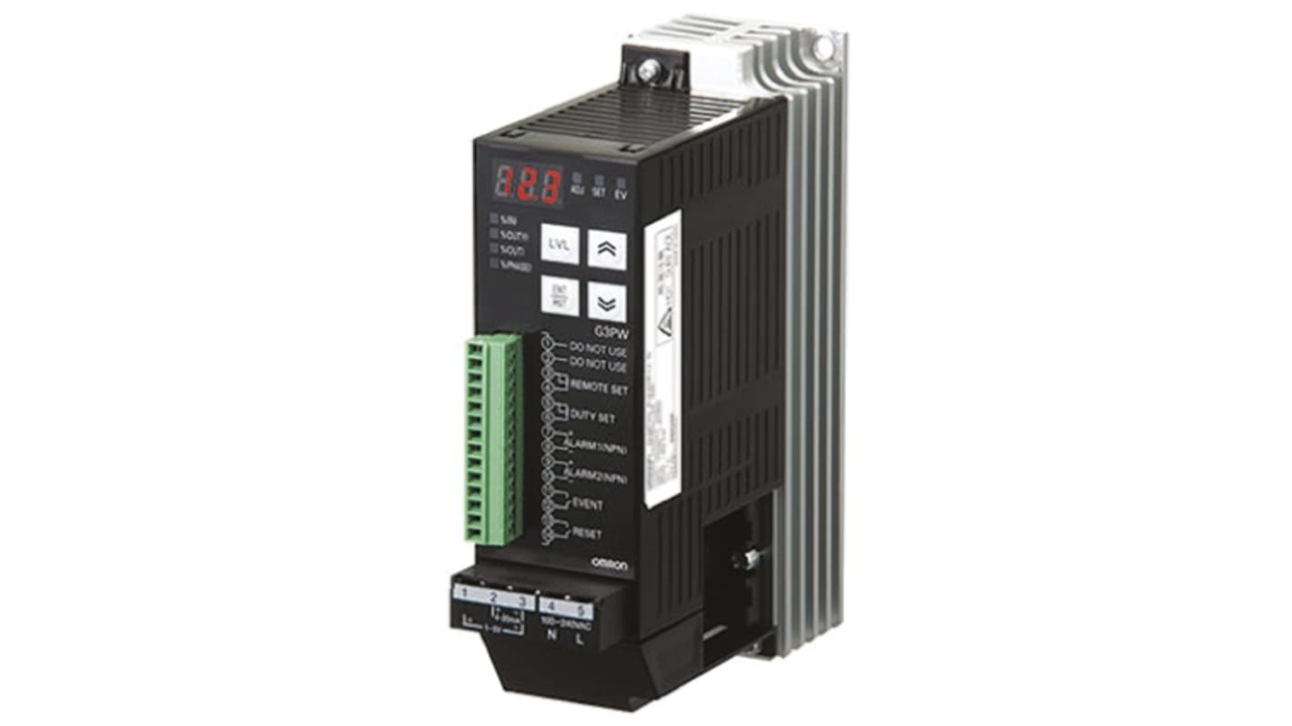 Omron MINI MCR-2-RPSS-I-2I Signalwandler, Leistungsregler 100 → 240V ac, Strom, Spannung 1 → 5 V dc, 4