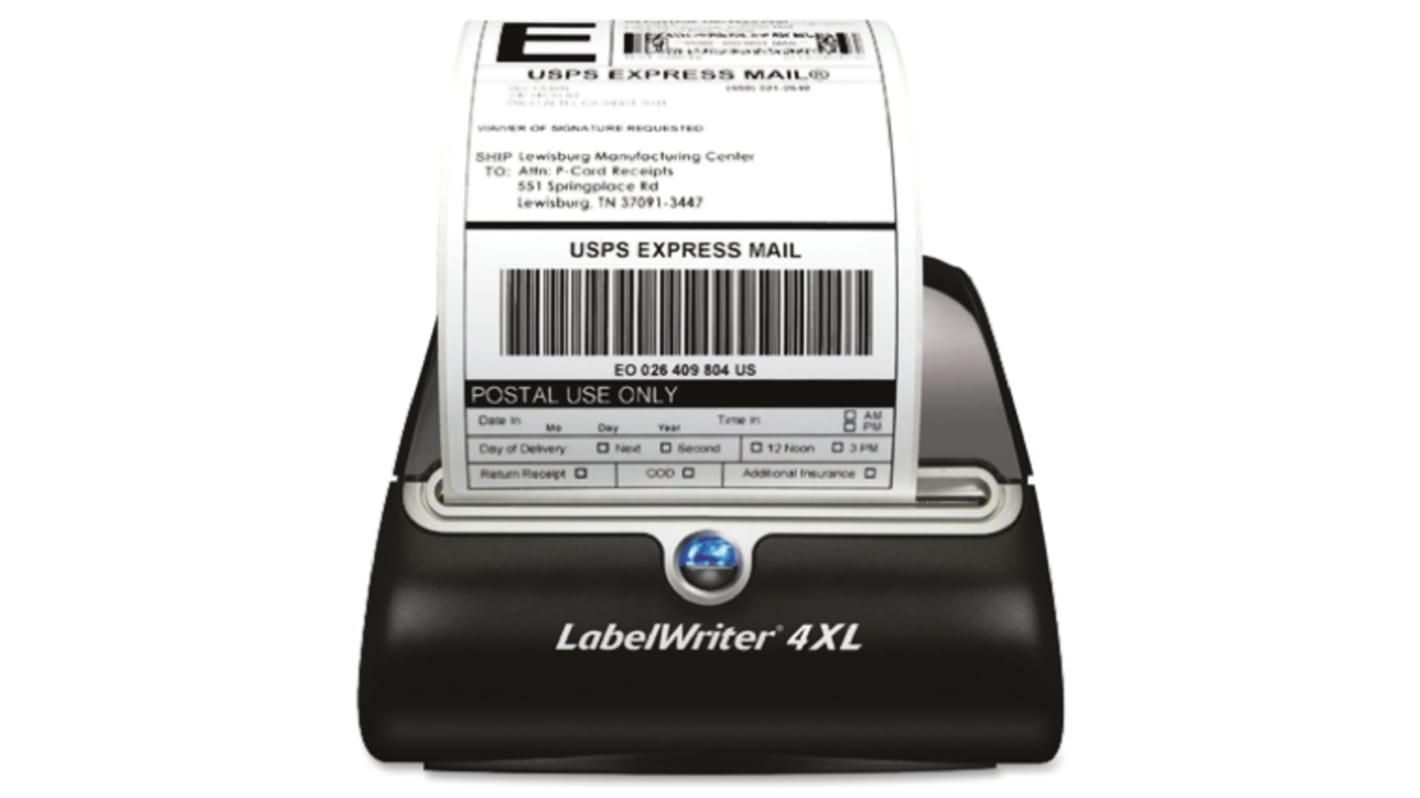 Dymo Címkenyomtató Címkenyomtató, LabelWriter 4XL, 300dpi, USB, 106mm max.