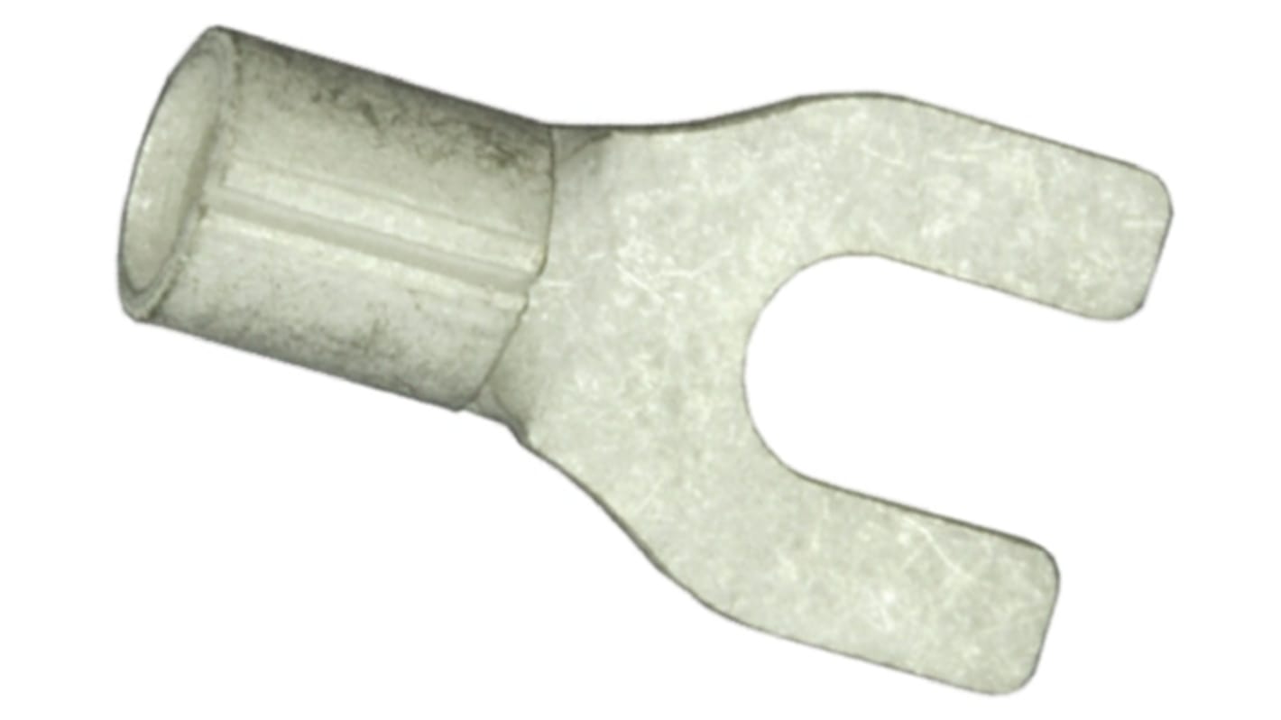 TE Connectivity, Solistrand Uninsulated Crimp Spade Connector, 0.26mm² to 1.65mm², 22AWG to 16AWG, M4 (#8) Stud Size