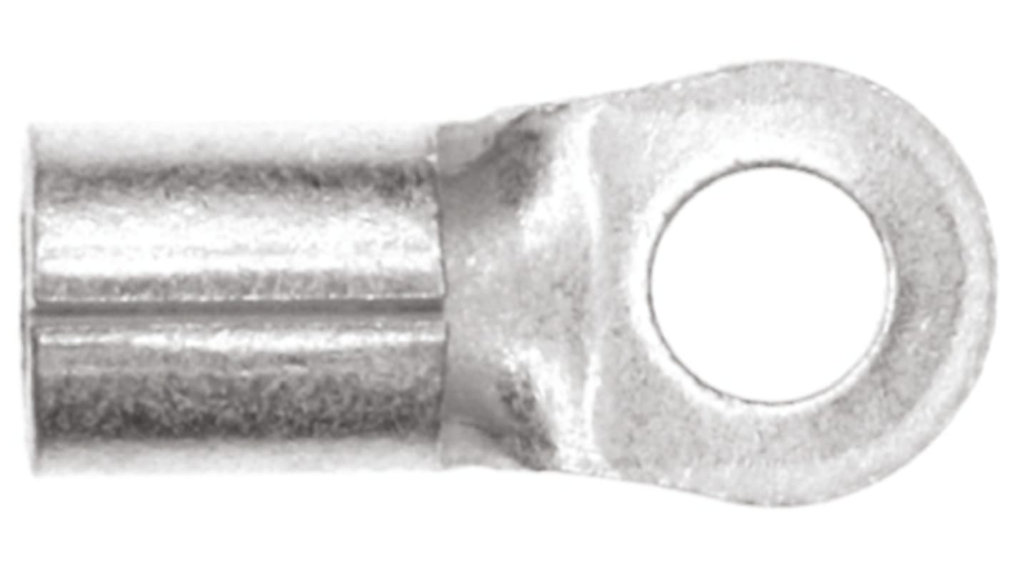 TE Connectivity, Budget Uninsulated Ring Terminal, M3.5 (#6) Stud Size, 2.6mm² to 6.6mm² Wire Size