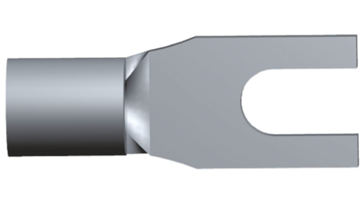 TE Connectivity, Solistrand Uninsulated Crimp Spade Connector, 1mm² to 2.6mm², 16AWG to 14AWG, M3.5 (#6) Stud Size