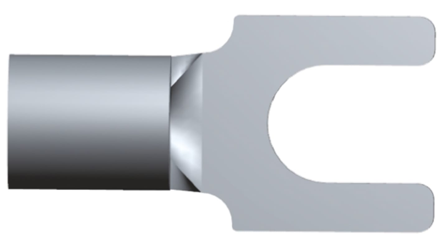 TE Connectivity, Solistrand Uninsulated Crimp Spade Connector, 0.26mm² to 1.65mm², 22AWG to 16AWG, M2.5 (#4) Stud Size