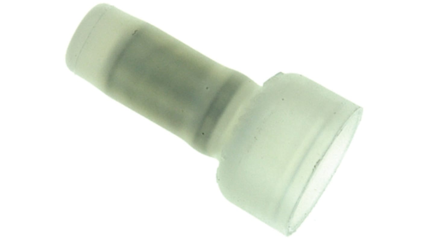 TE Connectivity Closed End Splice Connector, Transparent, Insulated, Tin 22 → 14 AWG