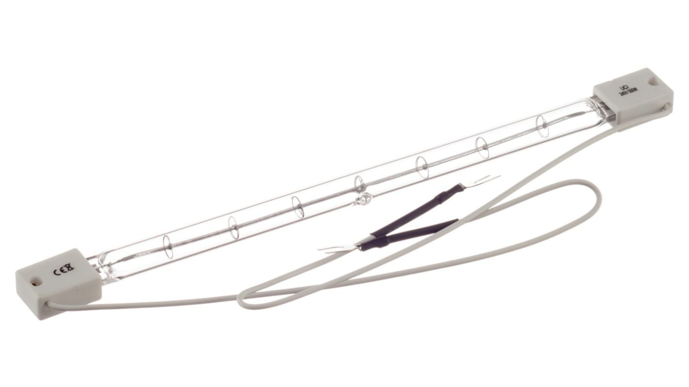 RS PRO 500 W SK15 Infrared (IR) Heat Lamp 216 mm, 230 V RS