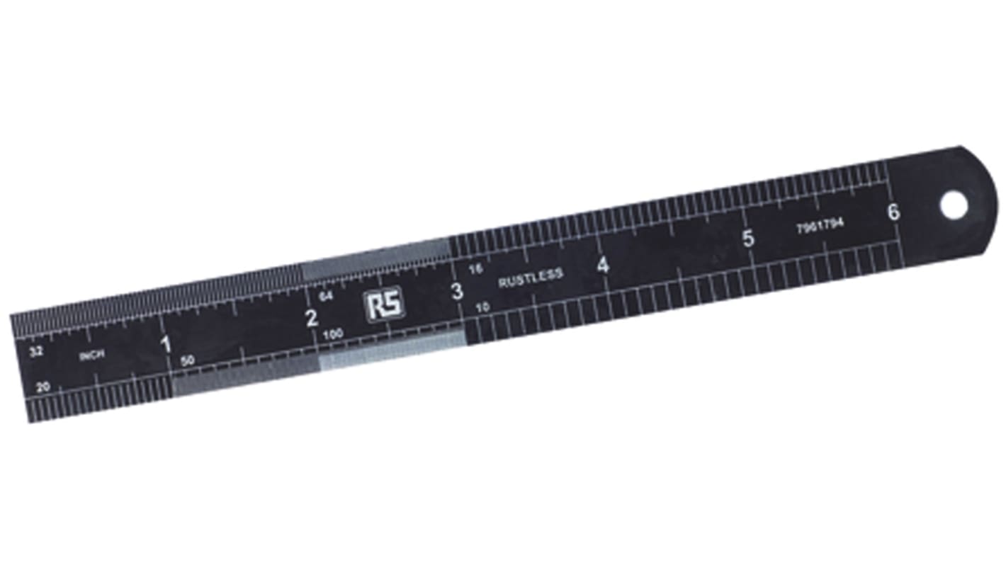 RS PRO Stainless Steel Rule, With UKAS Calibration