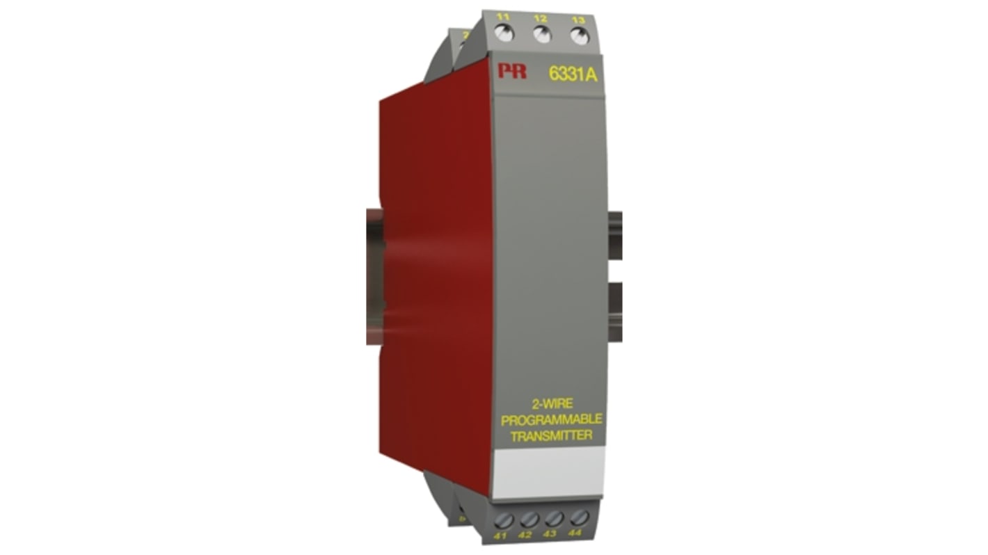 PR Electronics Temperaturtransmitter, Type: , Type: Lineær Modstand, Rtd, Termoelement, Spænding, 7,2 → 35 V dc,