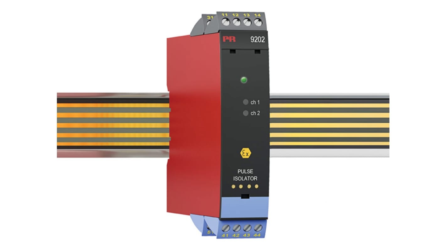 Isolatore di impulsi PR Electronics serie 9200, ATEX