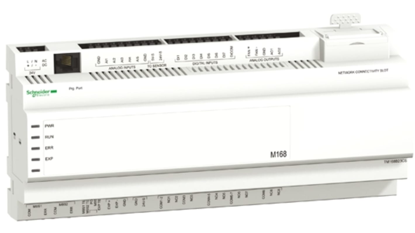 TM168B23CS Schneider Electric TM168B Series PLC CPU, Relay Output, 5