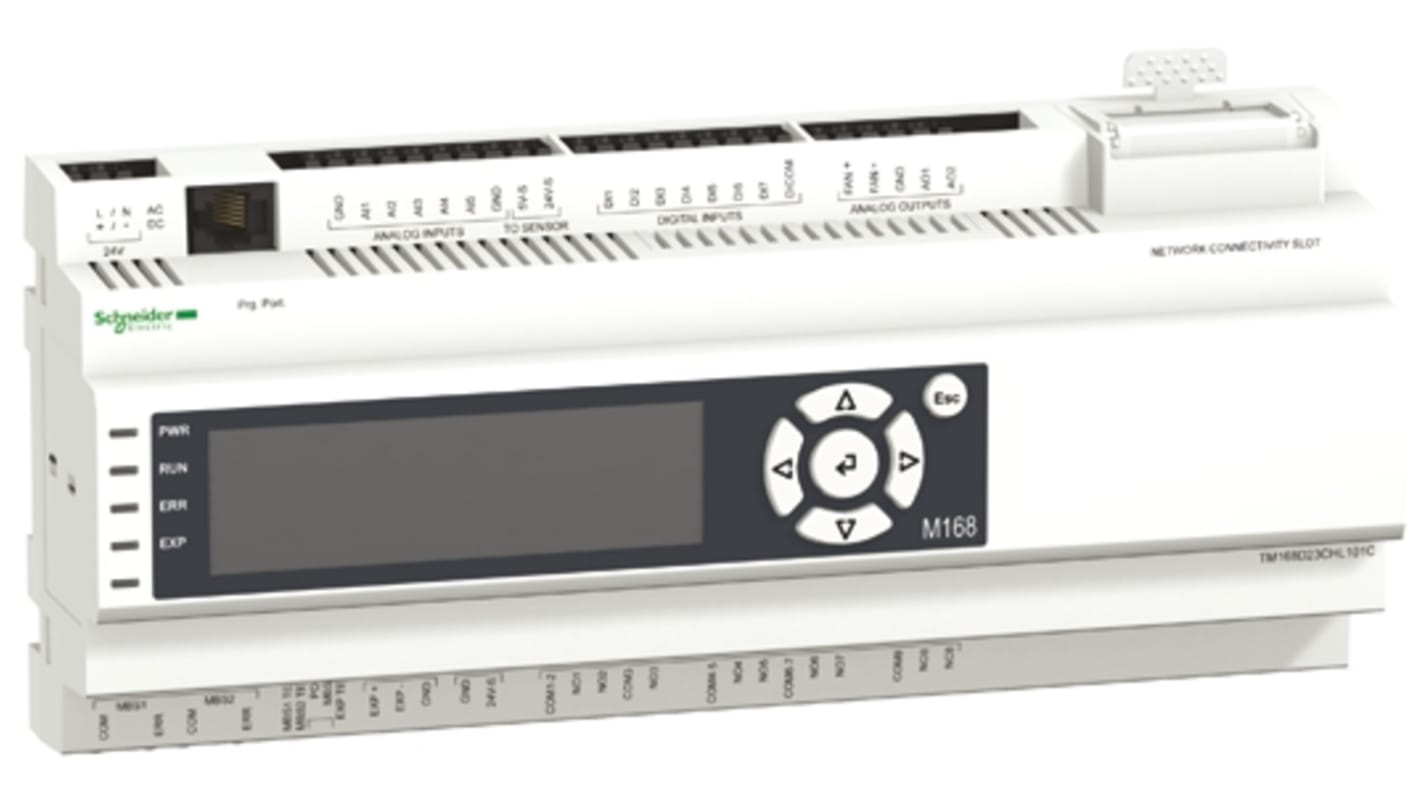 Schneider Electric TM168D SPS CPU, 5 (analog), 7 (diskret) Eing. / 7 Digitaleing. Analog, diskret, PWM Ausg.Typ / 2