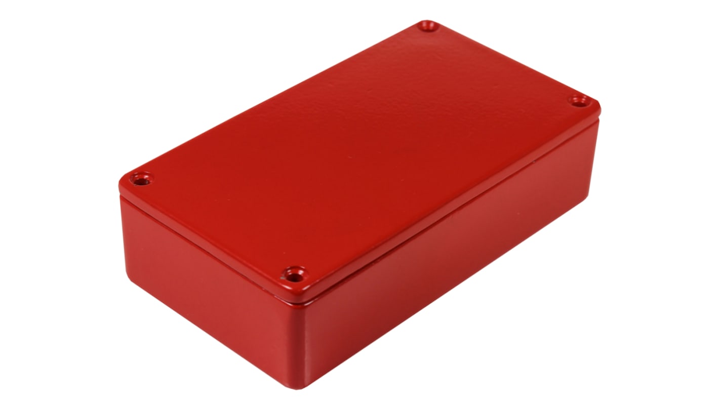 Boîtier CAMDENBOSS 5000 en Fonte d'aluminium, 112 x 62 x 31mm, Rouge IP54, Blindé