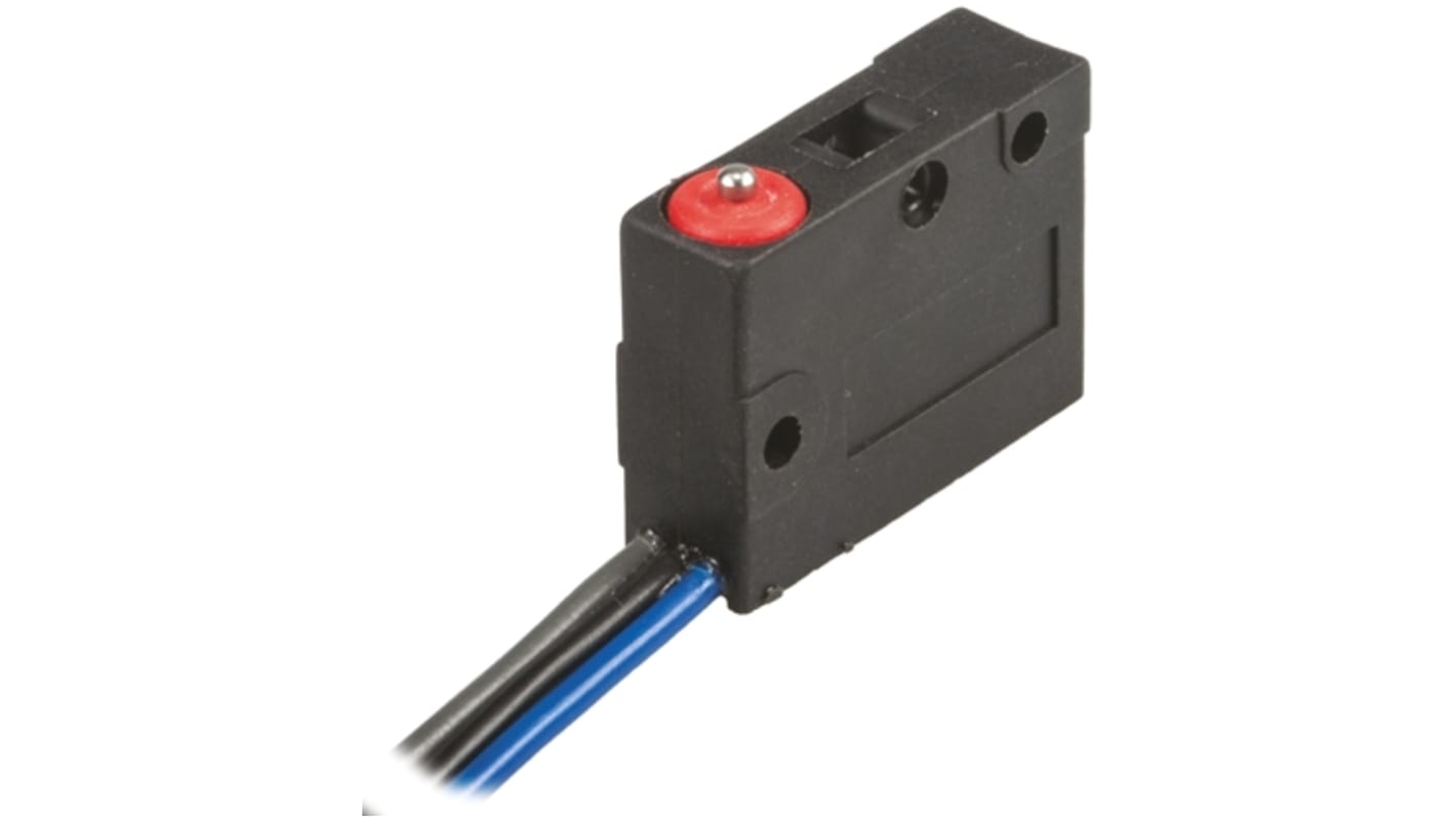 RS PRO Pin Plunger Micro Switch, Cable Terminal, 5 A @ 250 V ac, SP-CO, IP67