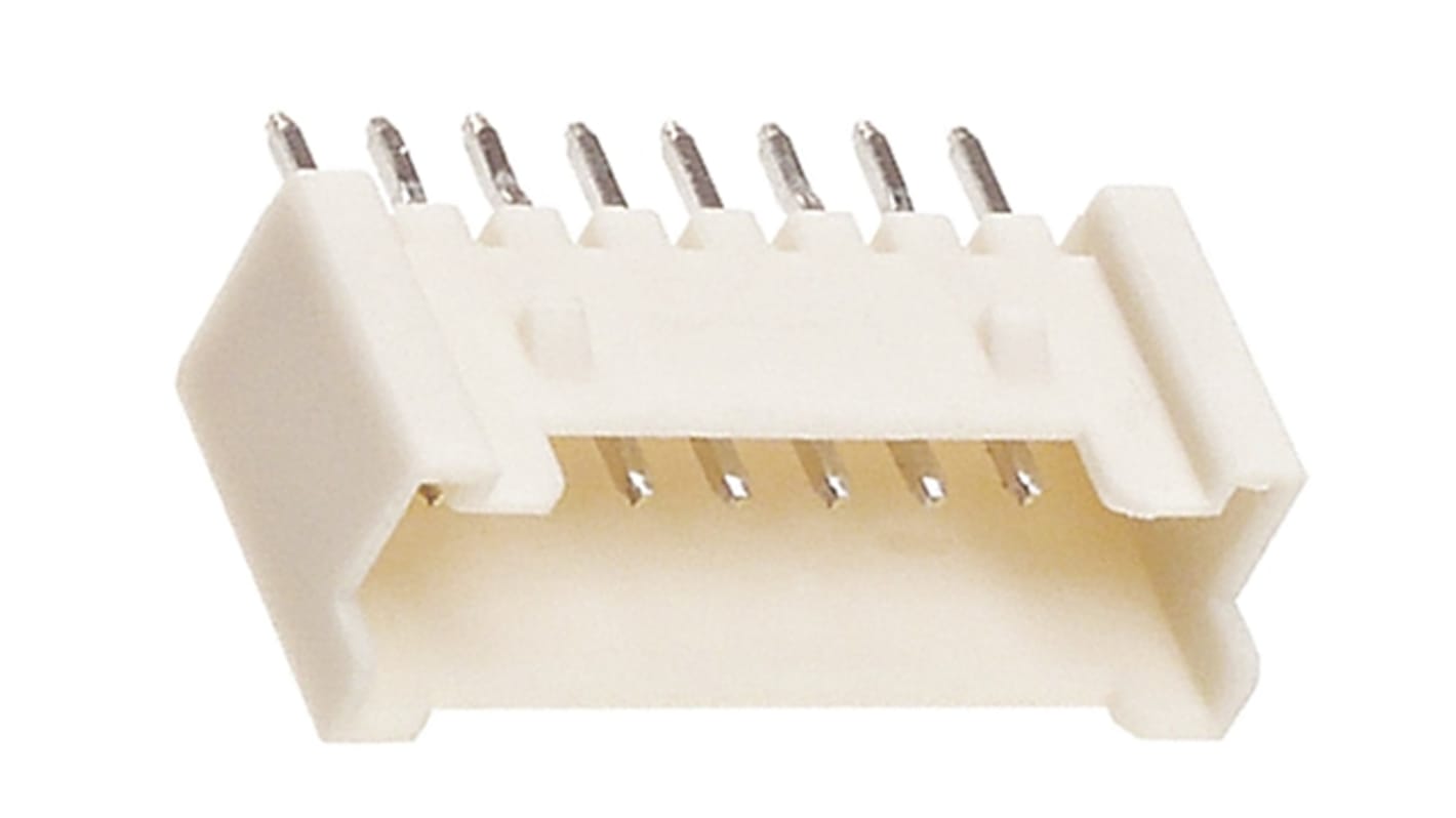 Molex Sherlock Series Straight Through Hole PCB Header, 8 Contact(s), 2.0mm Pitch, 1 Row(s), Shrouded