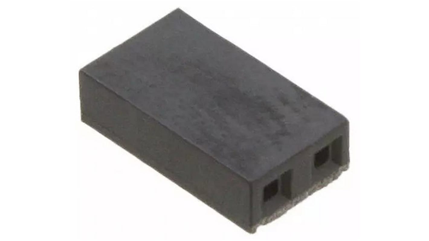 Molex Shunt, Hun, Lige, Åben top, Sort, 2-Polet, 1 Række 2.54mm, deling, C-Grid