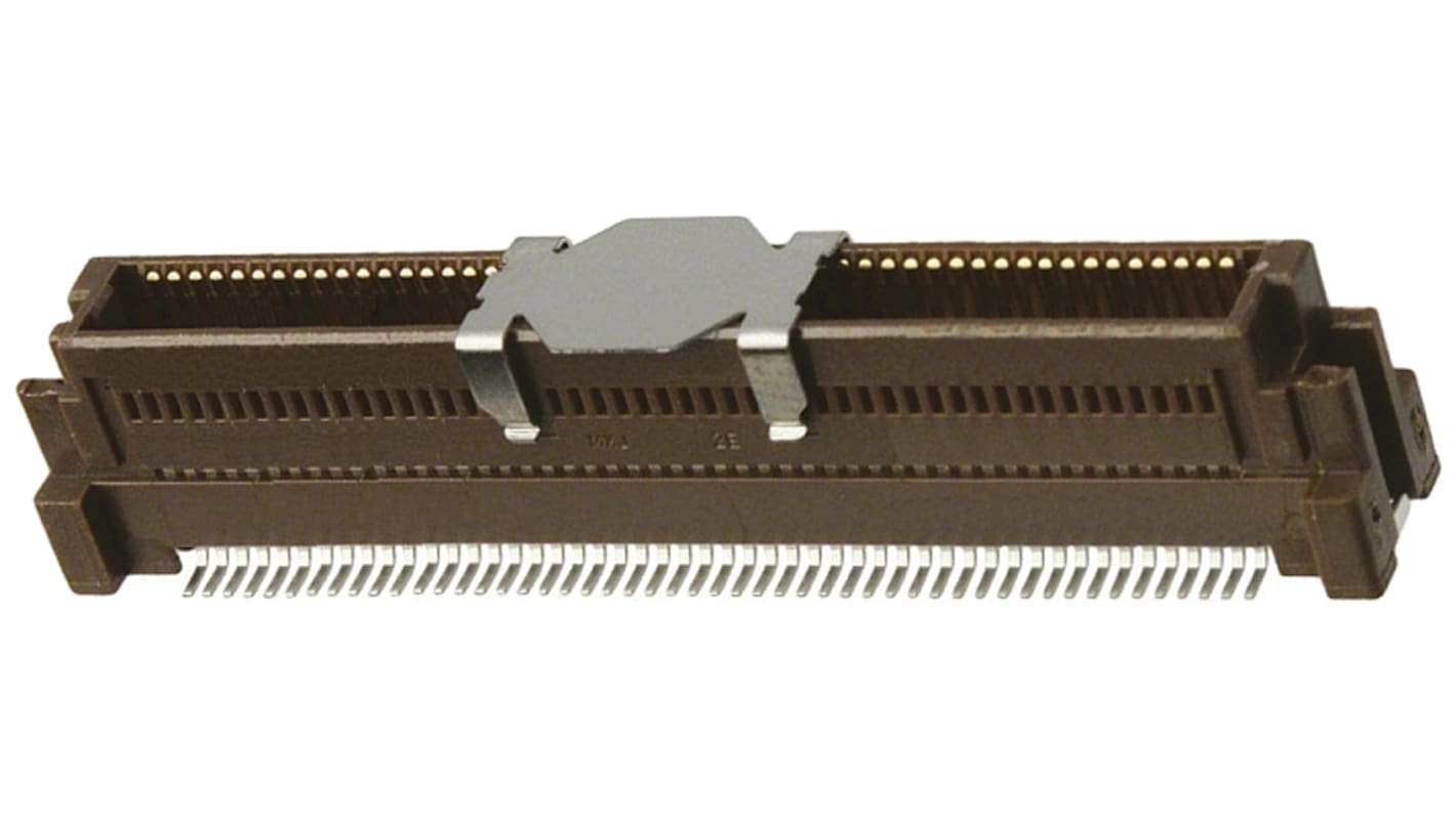 File di contatti PCB Molex, 100 vie, 2 file, passo 0.64mm