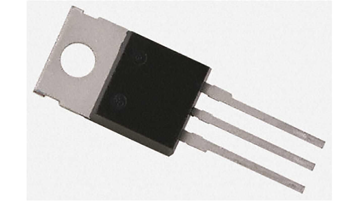 MOSFET, 1 elem/chip, 57 A, 100 V, 3-tüskés, TO-220AB Egyszeres Si