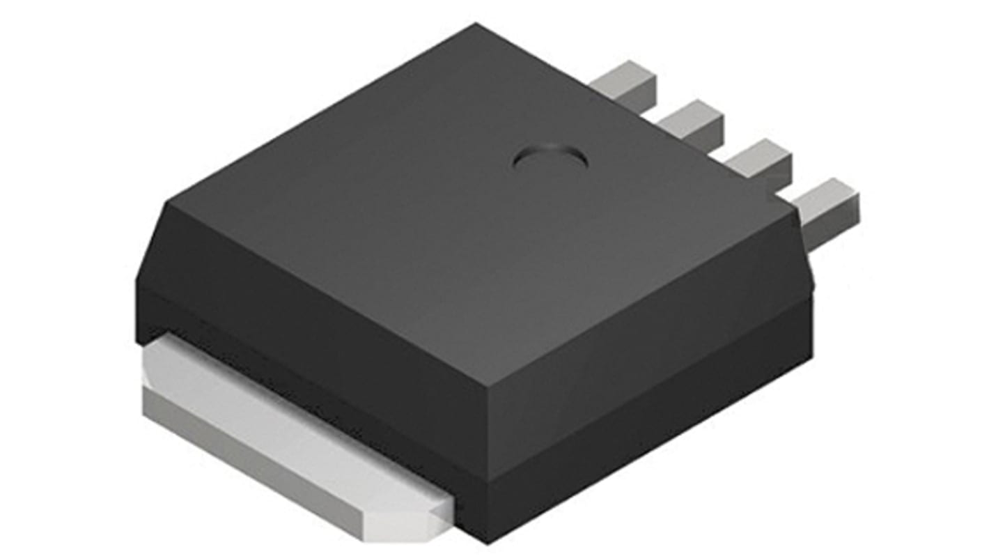 MOSFET, 1 elem/chip, 24 A, 80 V, 4-tüskés, LFPAK, SOT-669 Egyszeres Si