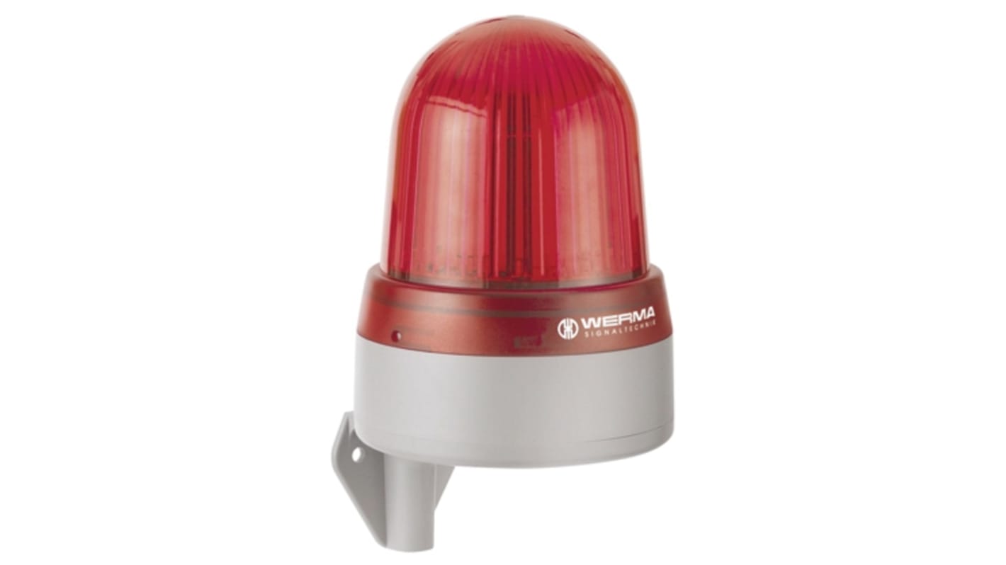 Werma 433 LED Blitz-Licht Alarm-Leuchtmelder Rot, 115 → 230 V ac