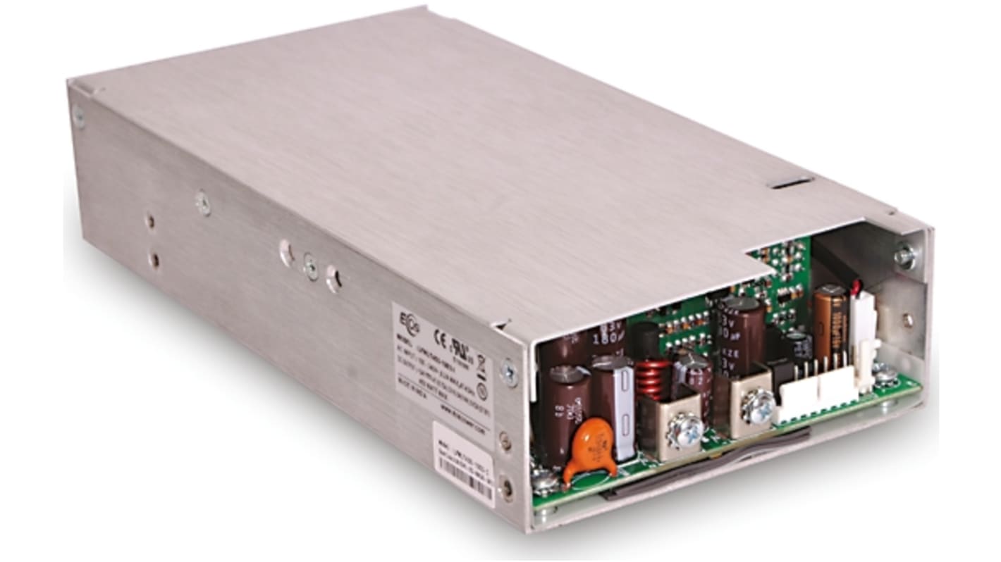 EOS Switching Power Supply, LFMWLT450-1001-I-S, 12V dc, 37.5A, 155 → 450W, 1 Output, 120 → 390 V dc, 90