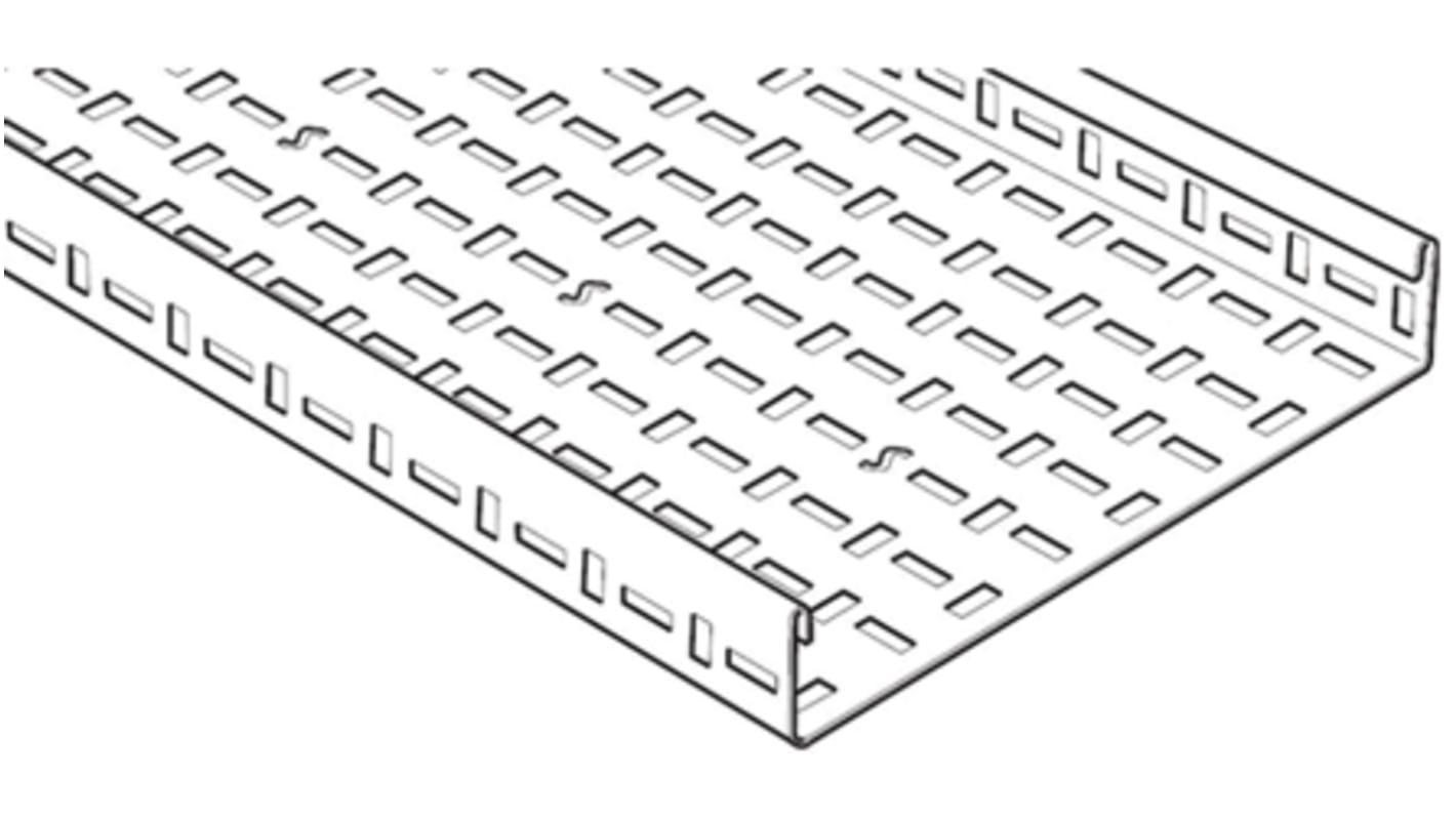 Legrand Heavy Duty Tray, Hot Dip Galvanised Steel 3m x 100 mm x 50mm