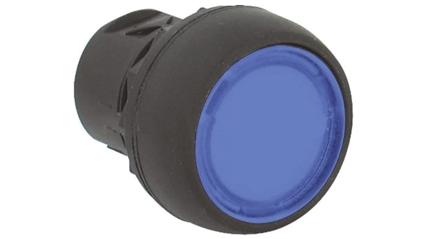 Tête de bouton poussoir Allen Bradley, 800F Bleu, Ø découpe 22mm, Clignotant