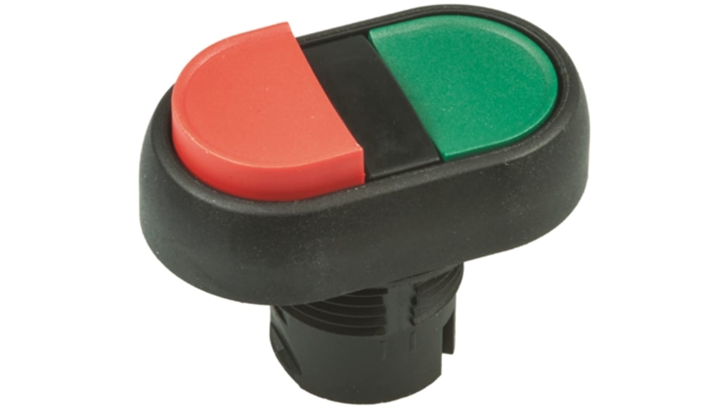 Allen Bradley 800F Series Green, Red Momentary Push Button Head, 22mm Cutout, IP65