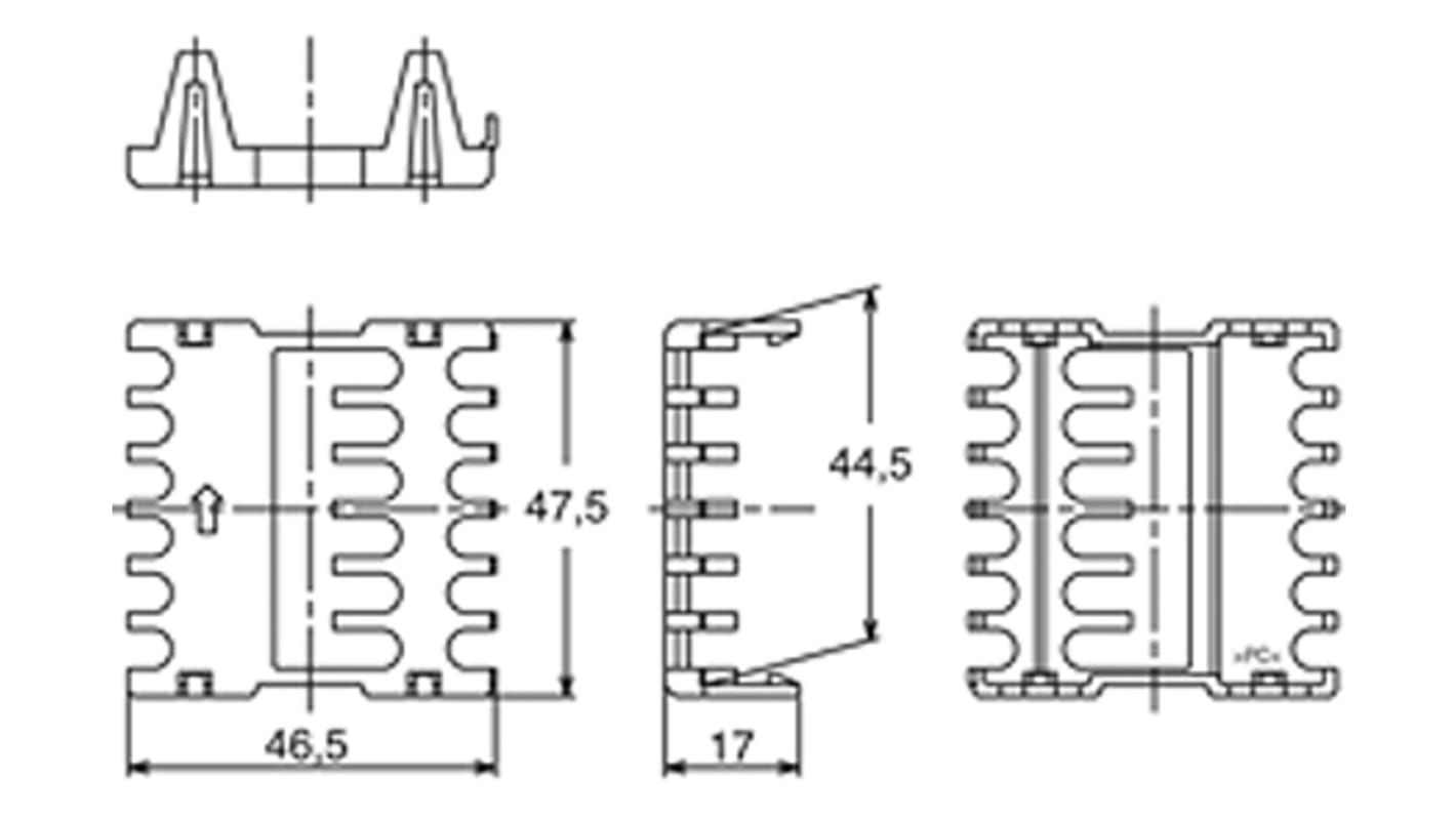 Panasonic Anschlussklemmenabdeckung für KT-Temperaturregler