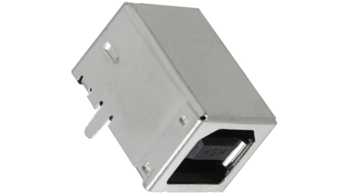 Molex Right Angle, Through Hole, Socket Type B USB Connector