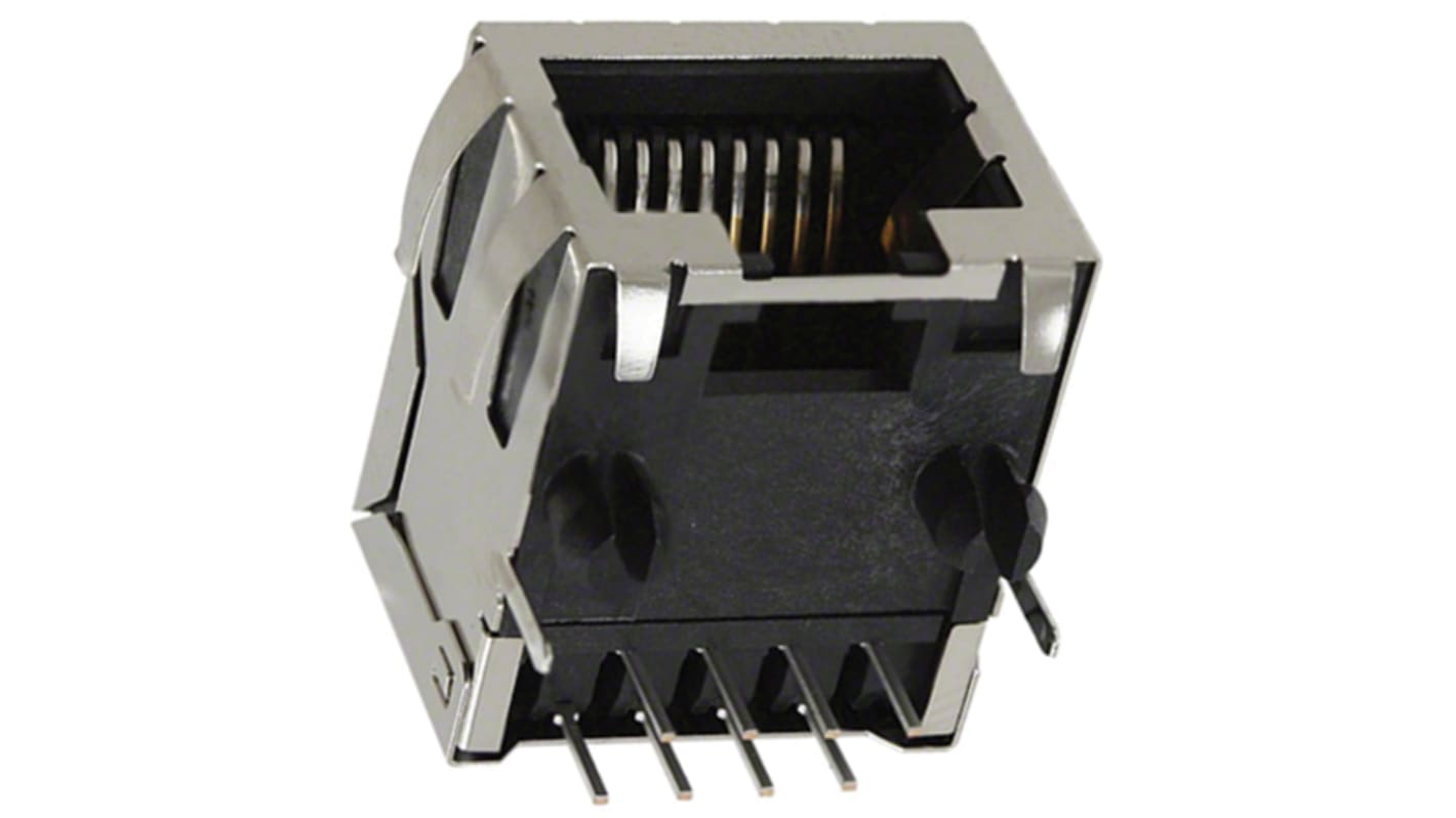 Molex 43202 Series Female RJ45 Connector, Through Hole, Cat3