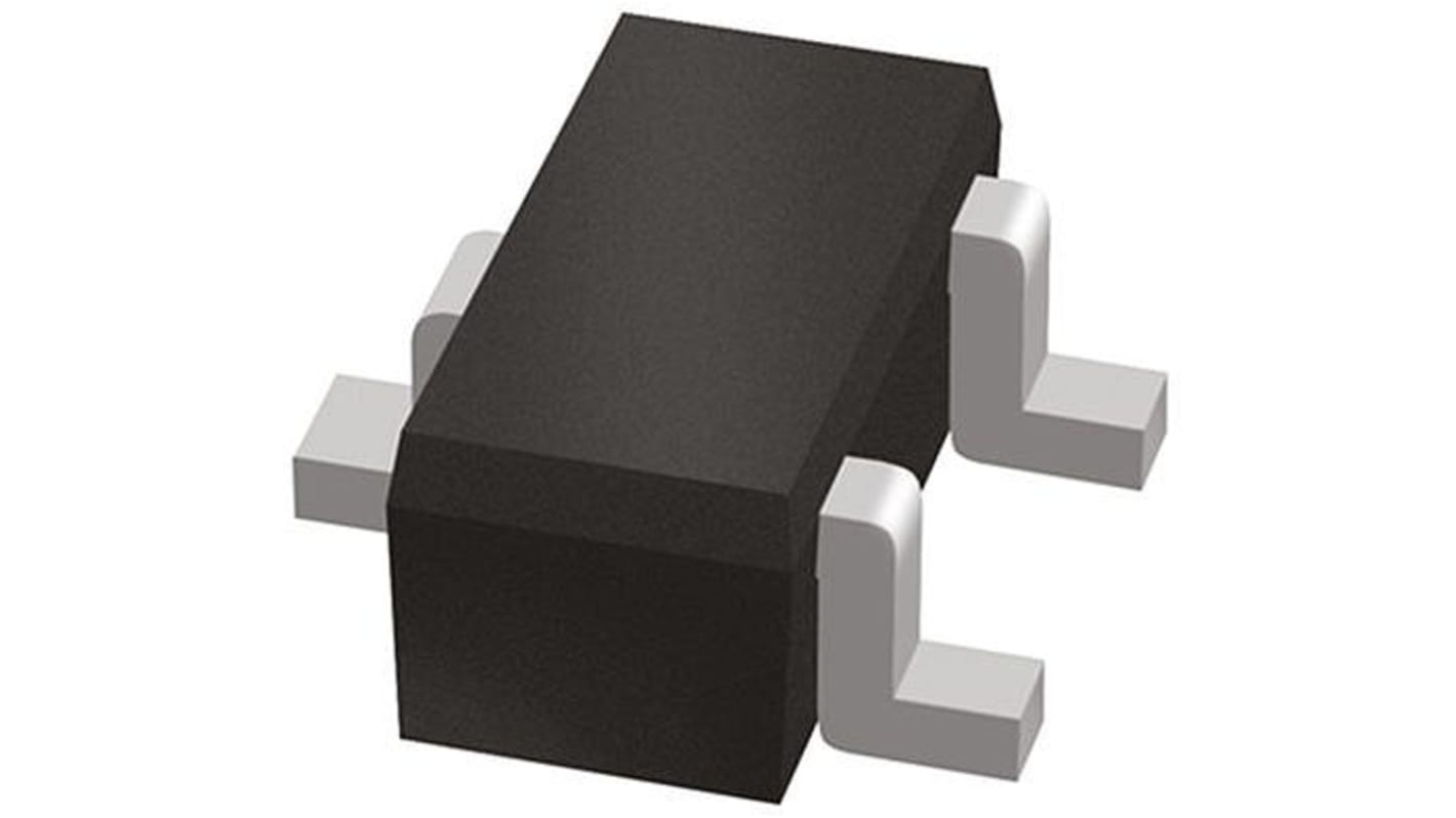 Transistor PNP onsemi, 3 Pin, SOT-416 (SC-75), -100 mA, -45 V, Montaggio superficiale
