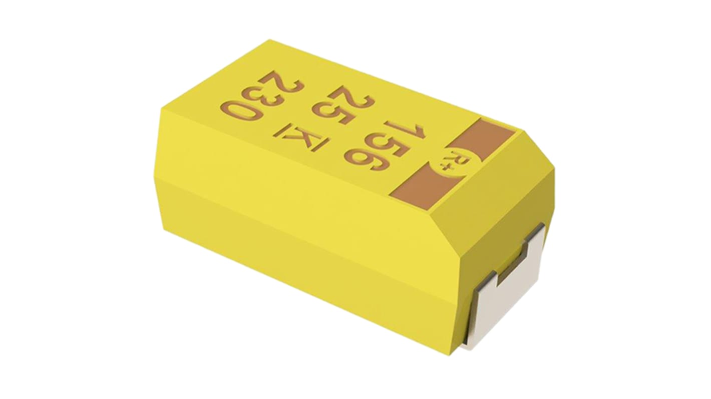 KEMET 47μF MnO2 Tantalum Capacitor 35V dc, T495 Series